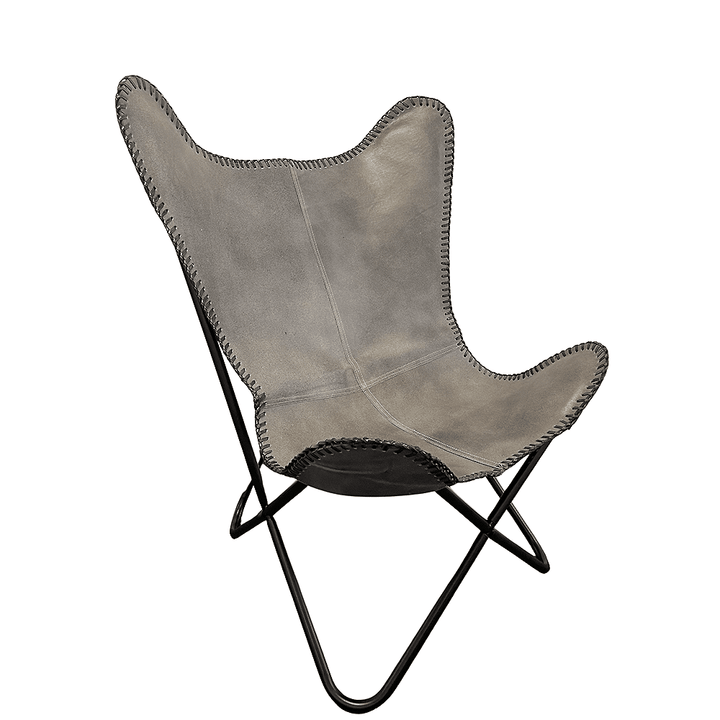 Bat chair made of real leather (available in different colors) | Stornfield