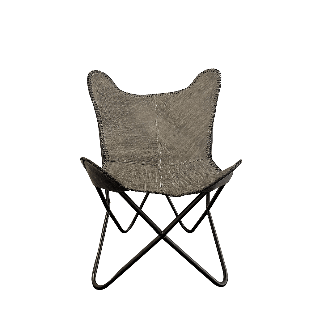 Bat chair made of real leather (available in different colors) | Stornfield