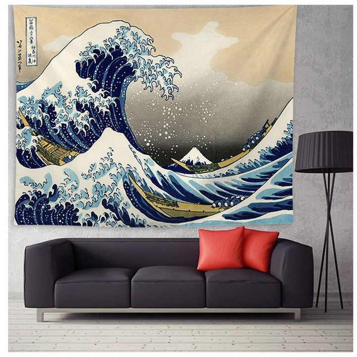 "Great Wave" of Kanagawa Tapestry | Stornfield