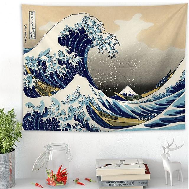 "Great Wave" of Kanagawa Tapestry | Stornfield