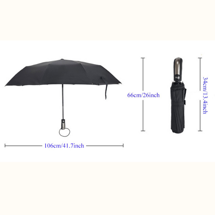 Wind Resistant Anti-UV Automatic Sleek Umbrella | Stornfield