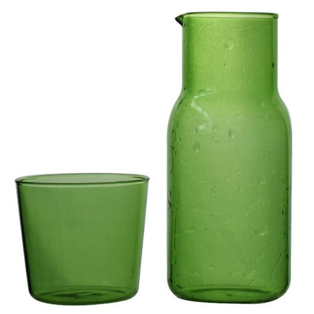 Glass Carafe & Tumbler Set – 500ml Borosilicate Water Set | Stornfield