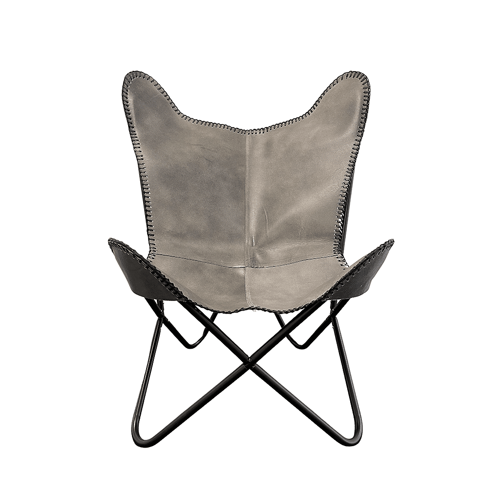 Bat chair made of real leather (available in different colors) | Stornfield