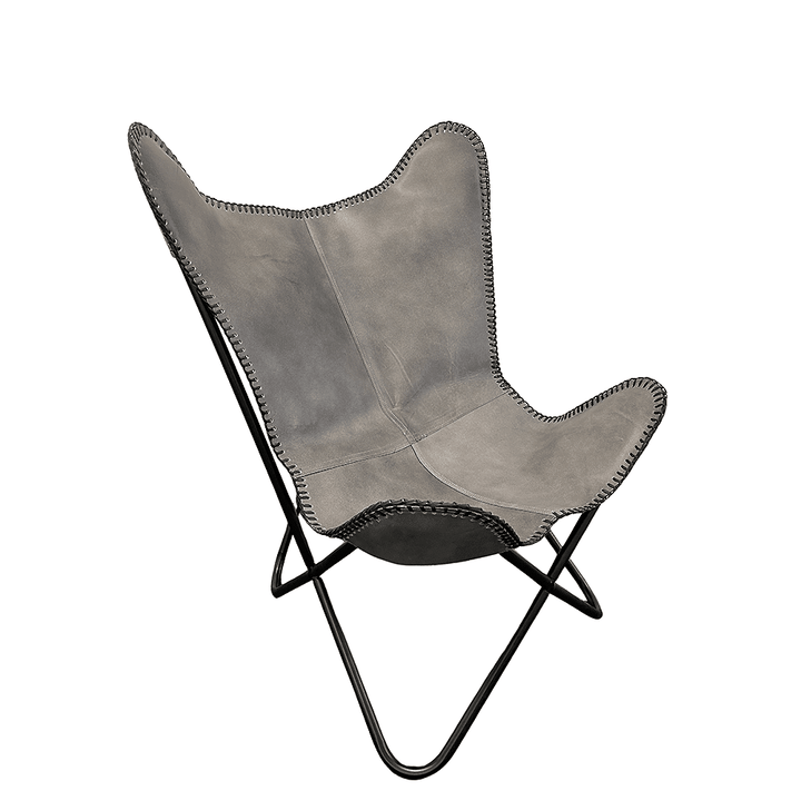 Bat chair made of real leather (available in different colors) | Stornfield