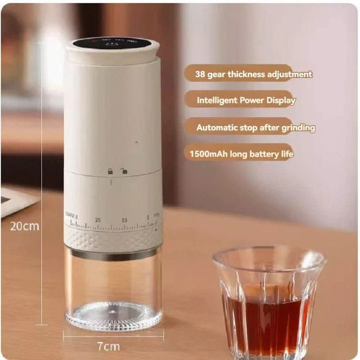 Stornfield | Electric coffee grinder with 38 grind settings and USB-C charging function
