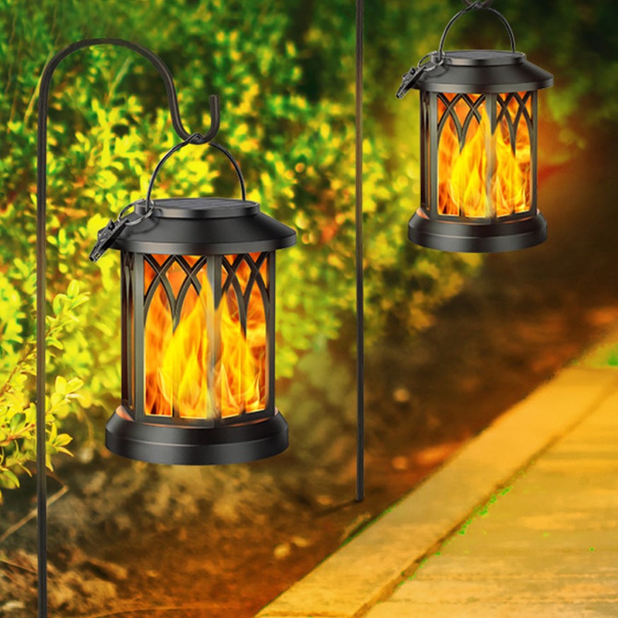 Stornfield | FlameGlow™ - Hanging Solar Flame Lantern (2 Pack)
