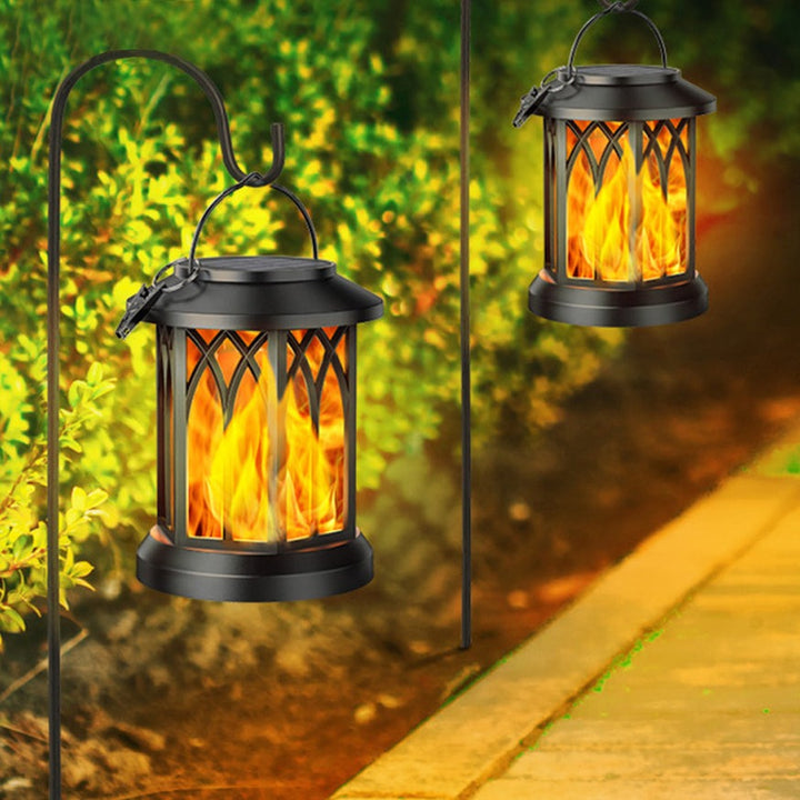 Stornfield | FlameGlow™ - Hanging Solar Flame Lantern (2 Pack)