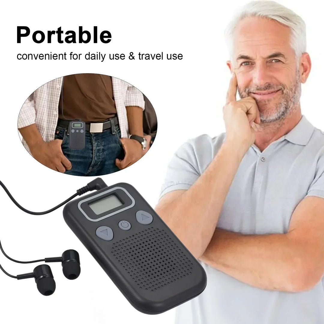 Stornfield | Hearing Aid Sound Amplifier – Battery-Powered In-Ear Hearing Enhancement Device with Headset for Seniors and Adults