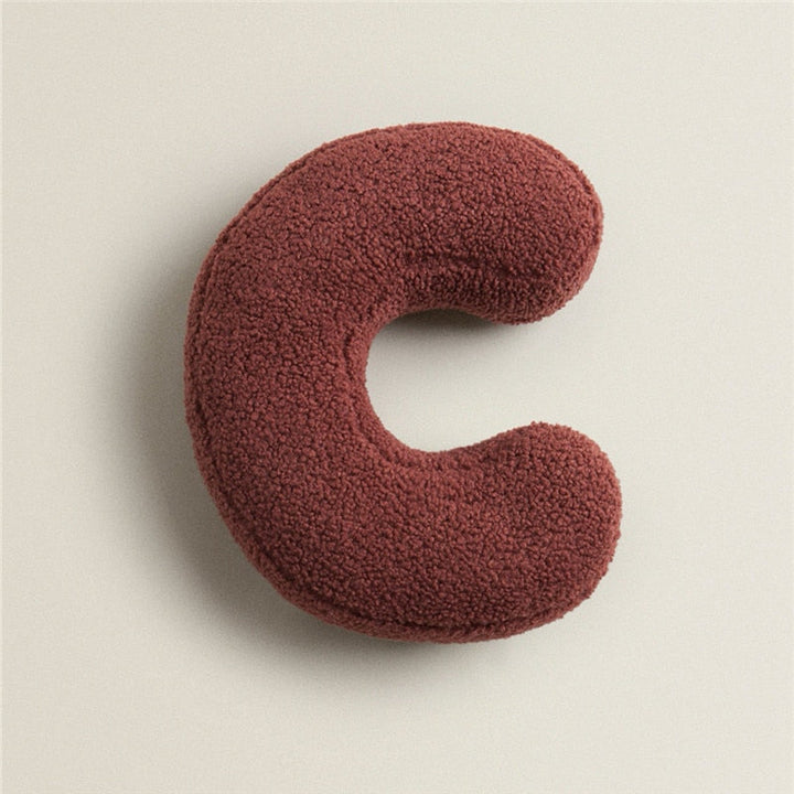 Stornfield | Fleece Alphabet Letter F Cushion