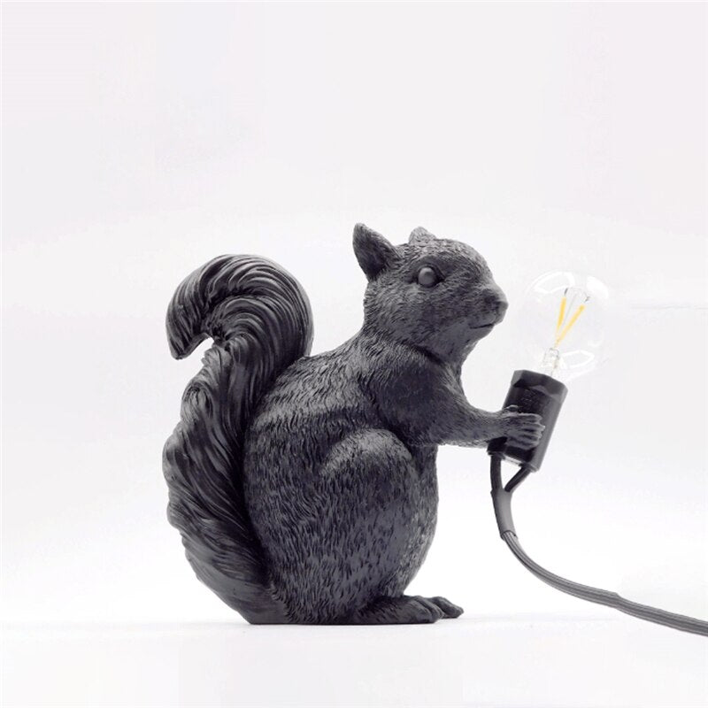 Stornfield | SquirrelBright Nordic Squirrel Table Lamp | Designer Decor | Ambient LED Light | Perfect for Home