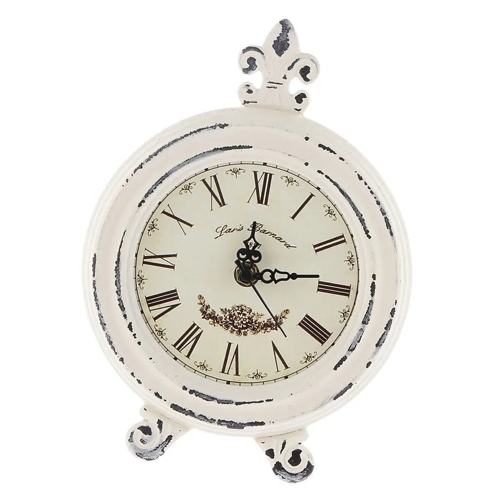 Stornfield | Vintage Wooden Table Clock with Alarm