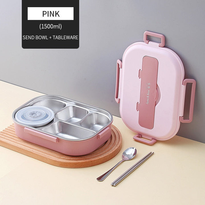 Stainless Steel Multi Compartment Kids Lunch Box | Stornfield