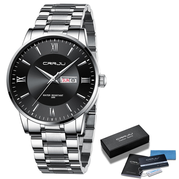 Stornfield | Men's Luxury Waterproof Sports Watch – Stainless Steel Quartz Chronograph