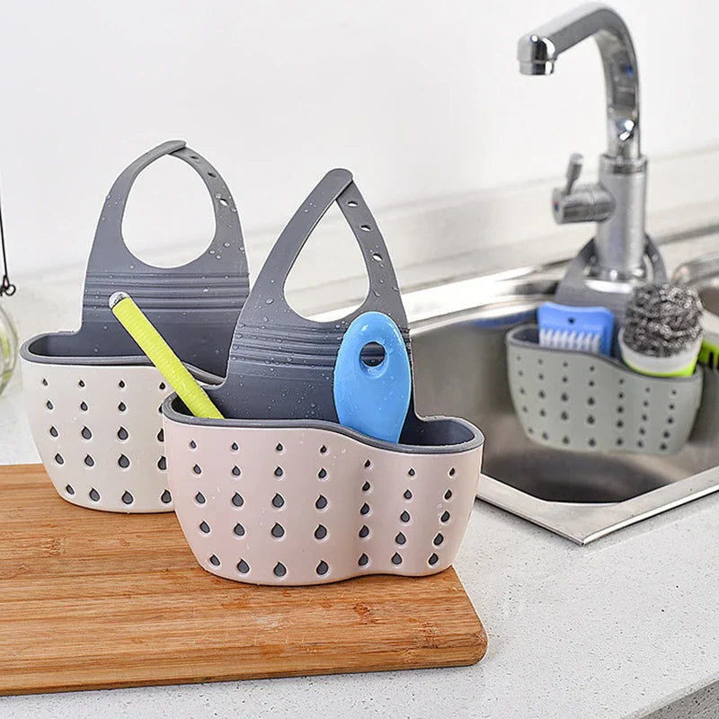 FlexiSink – Adjustable Hanging Sink Organizer | Sponge and Soap Holder for Kitchen & Bath Stornfield