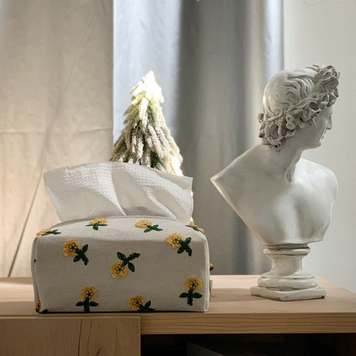 Japanese Style Environment Friendly Flower Tissue Box | Stornfield