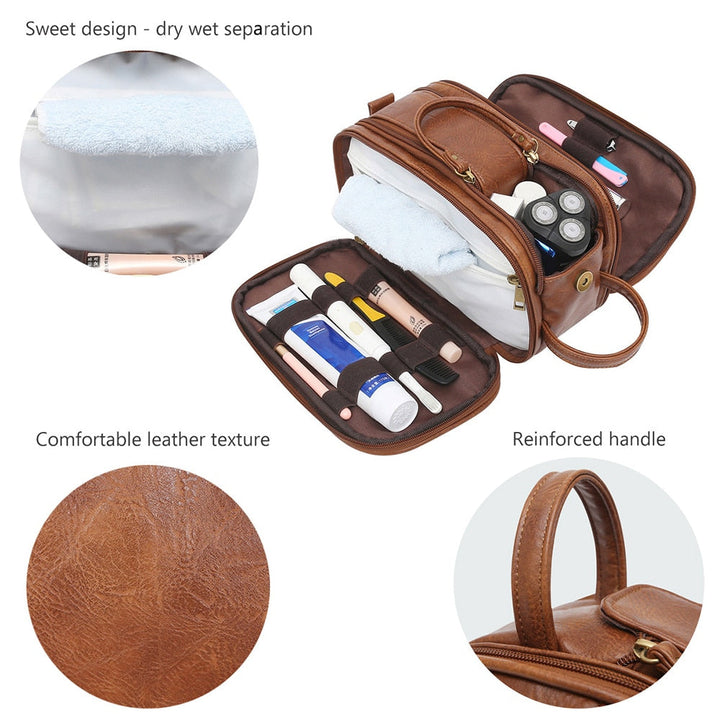 Mermaid Dream Waterproof Leather Travel Makeup Storage Bag | Stornfield