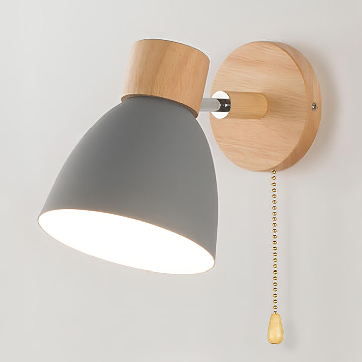 Stornfield | Frendorf - Nordic Modern Wooden Hanging Switch Wall Sconce