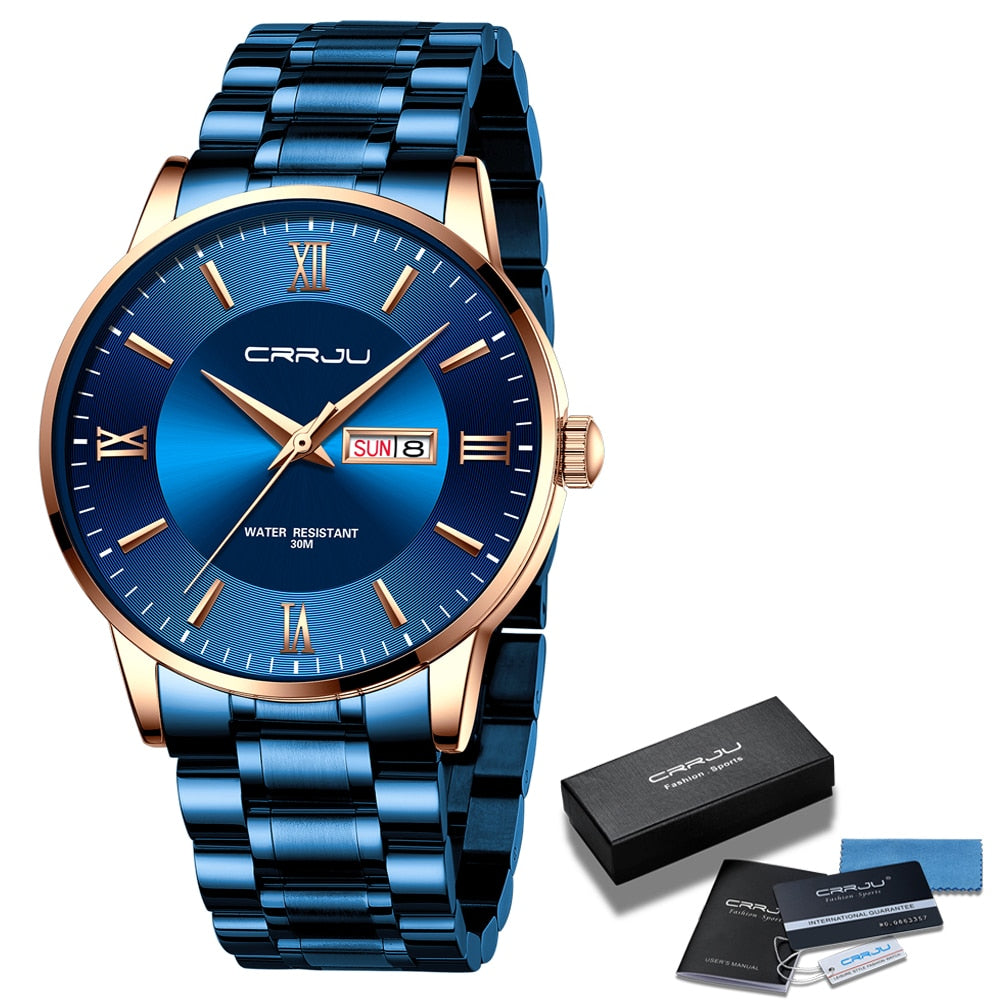 Stornfield | Men's Luxury Waterproof Sports Watch – Stainless Steel Quartz Chronograph