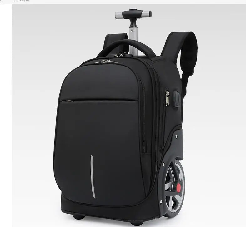 Wheeled Multi-Purpose Mobile Rolling Travel Backpack | Stornfield