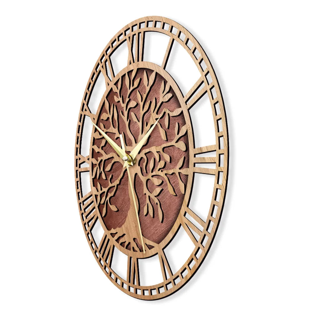 Stornfield | WoodArt | Rustic Vintage Wooden Wall Clock