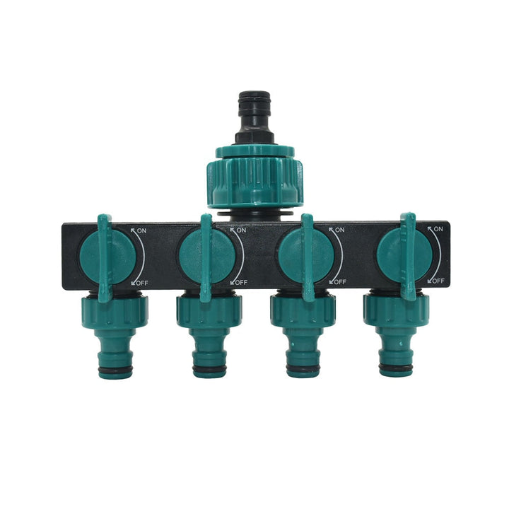 4-Way Garden Tap Water Splitter | Stornfield