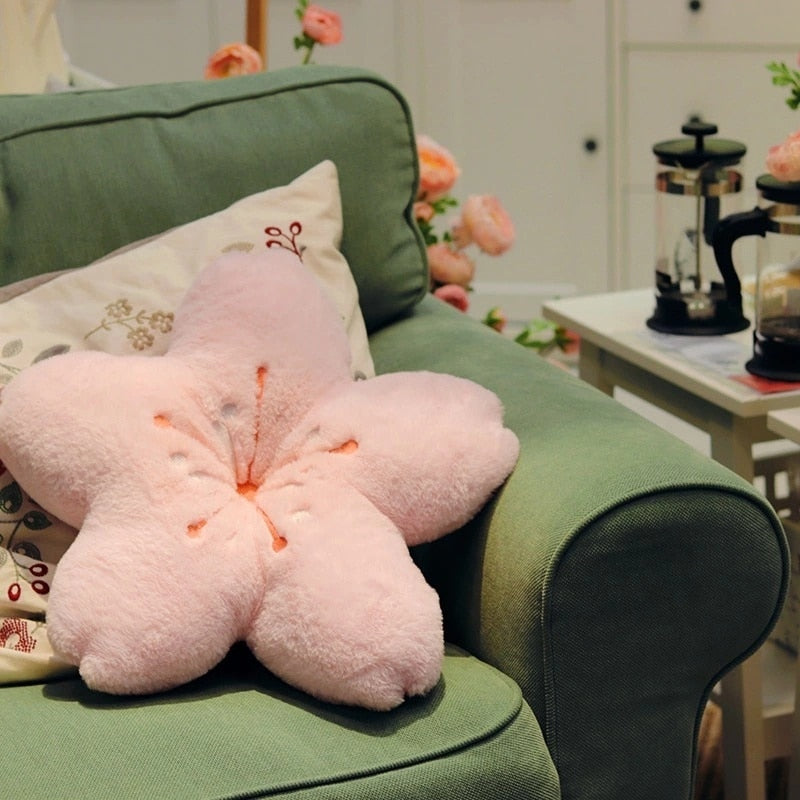 Colorful Cherry Flower Seat Cushion Pillow | Stornfield