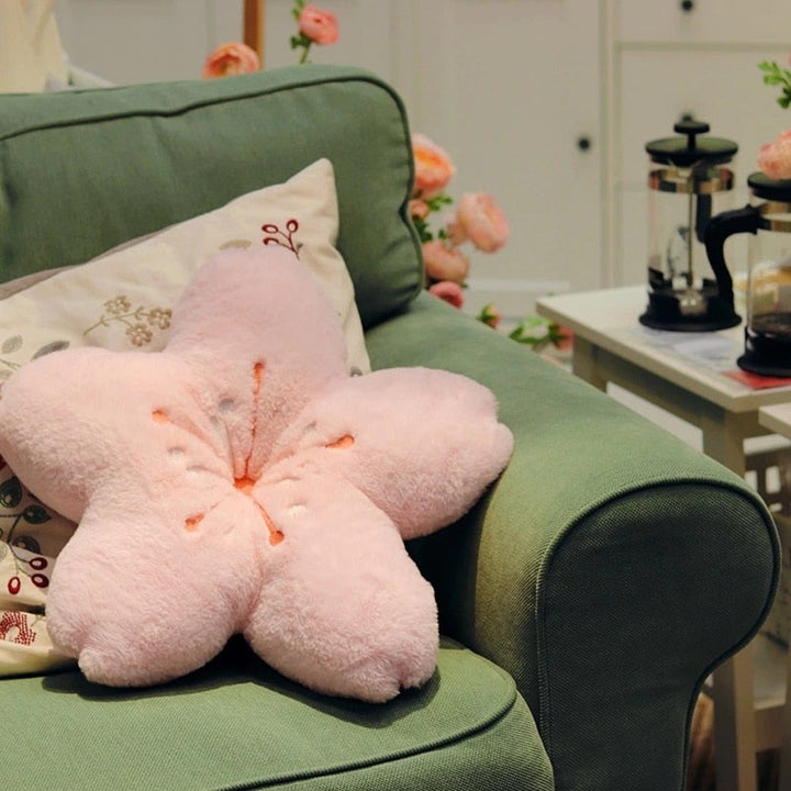 Colorful Cherry Flower Seat Cushion Pillow | Stornfield