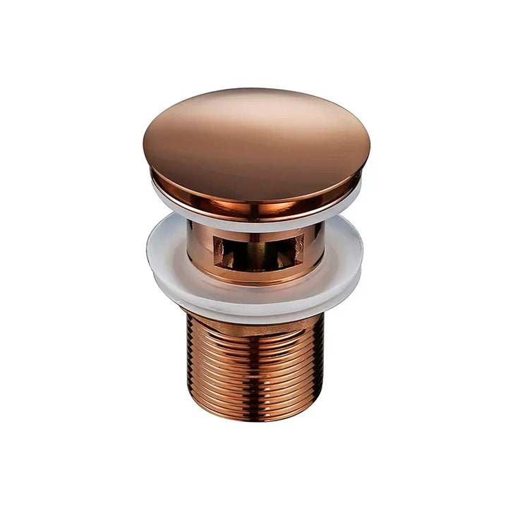 Bagnolux Rose Gold Sink Drain Valve Stornfield