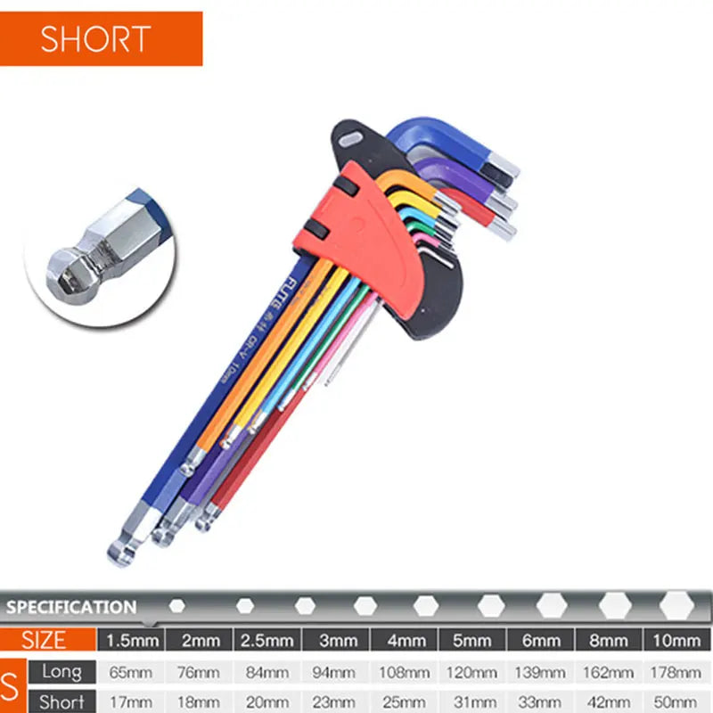 Allen Key Set 9-piece | Stornfield
