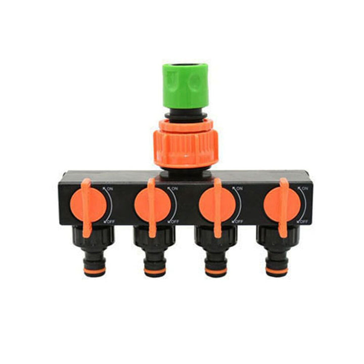 4-Way Garden Tap Water Splitter | Stornfield