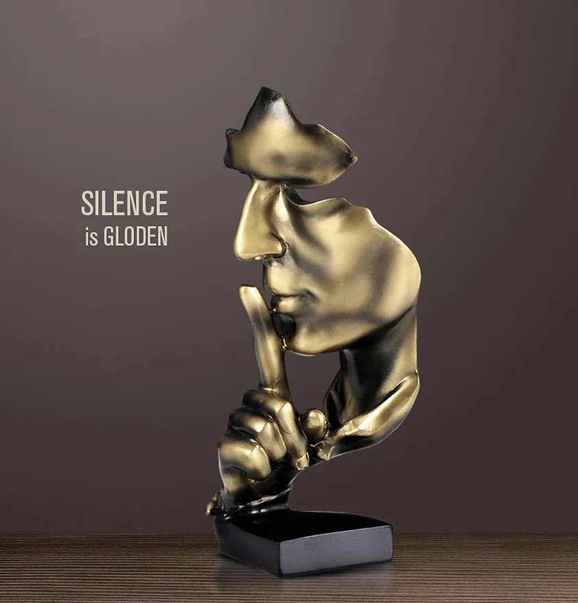 Silent Thinker Abstract Face Home Decor | Stornfield