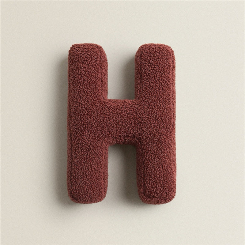 Stornfield | Fleece Alphabet Letter F Cushion