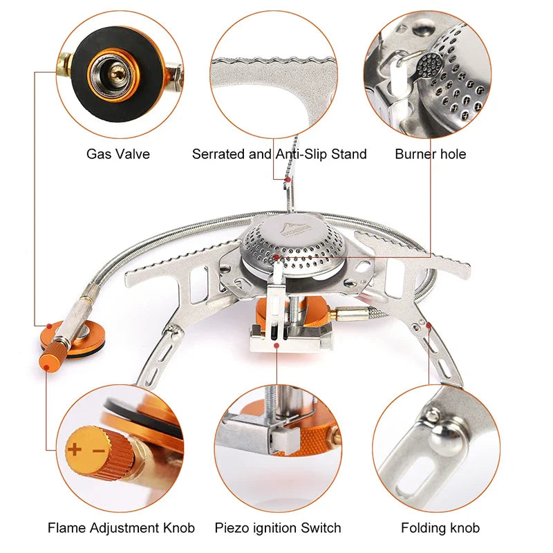 Camping Gas Cooker Stainless Steel | Stornfield