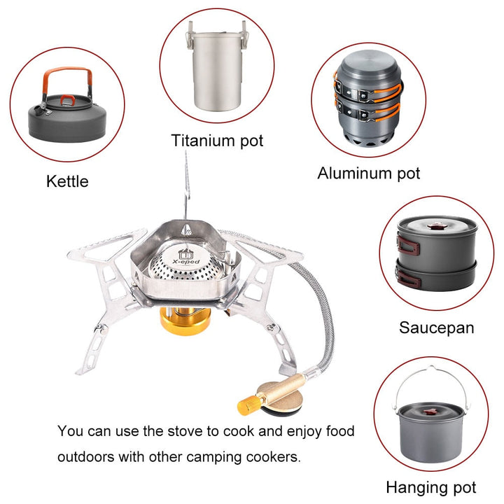 Windproof Outdoor Camping Gas Stove | Stornfield