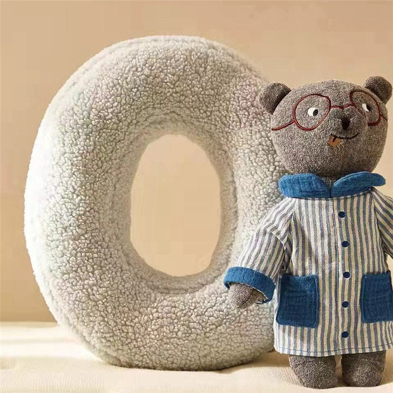 Stornfield | Fleece Alphabet Letter F Cushion