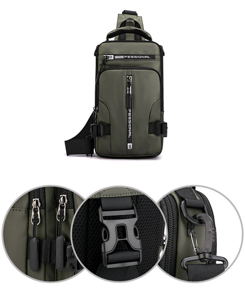 CityTrek Bag - Stylish Waterproof Oxford Crossbody Stornfield
