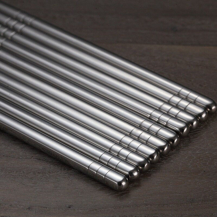 Stornfield | So Fancy Stainless Steel Chopsticks 5 Pairs