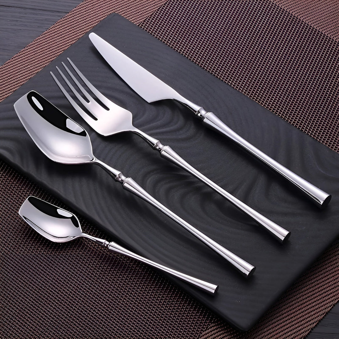 Cutlery set made of stainless steel – DuraStornfielde and Elegant | Perfect for everyday & guests | Stornfield