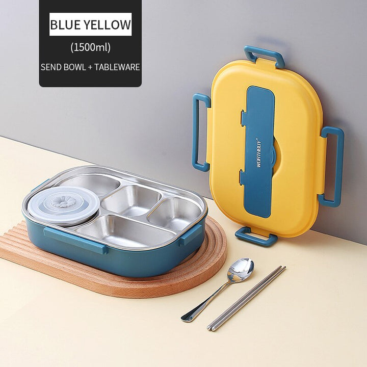Stainless Steel Multi Compartment Kids Lunch Box | Stornfield