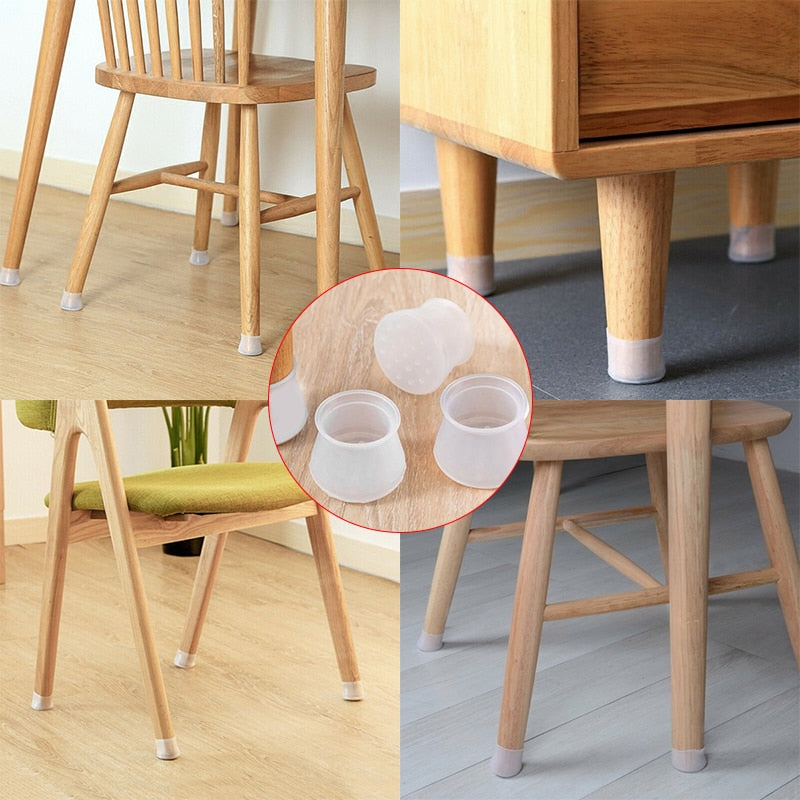 Anti-slip Silent Silicon Furniture Leg Cover Set | Stornfield