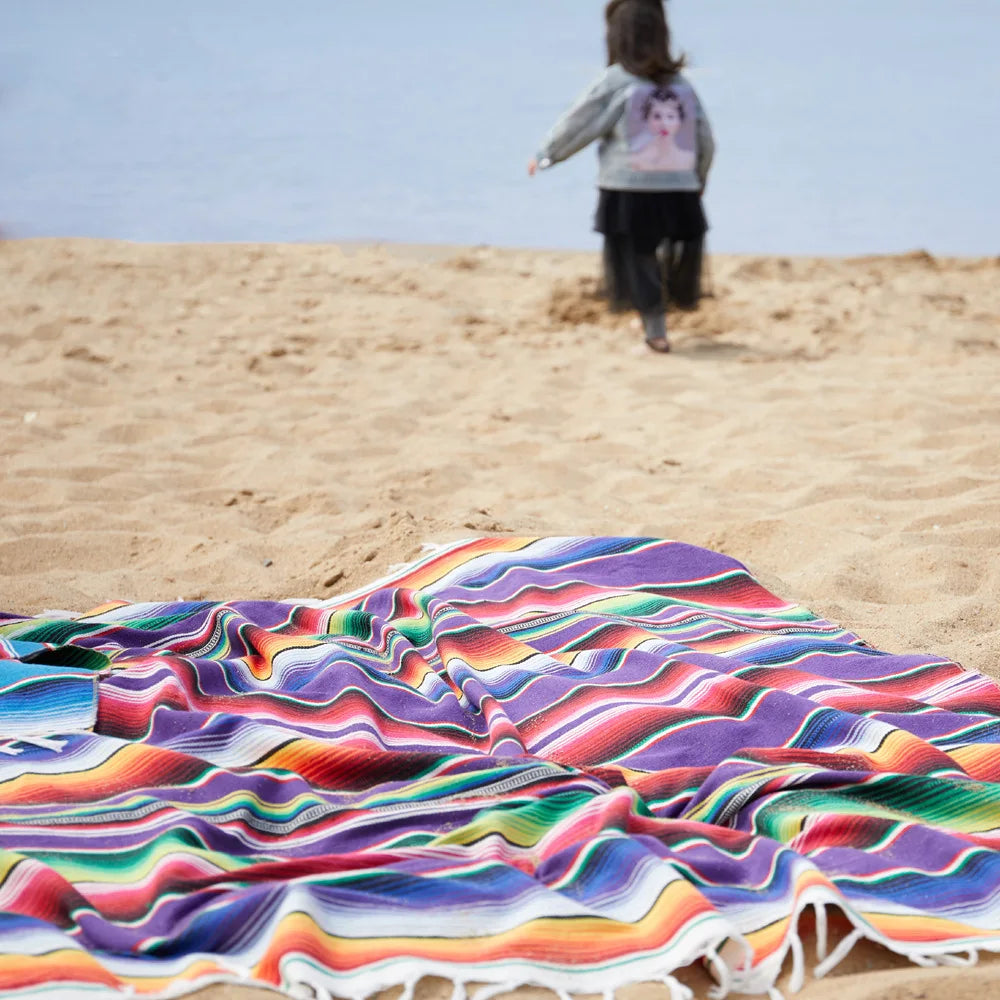Stornfield | Vibrant Bohemian Mexican Serape Blanket