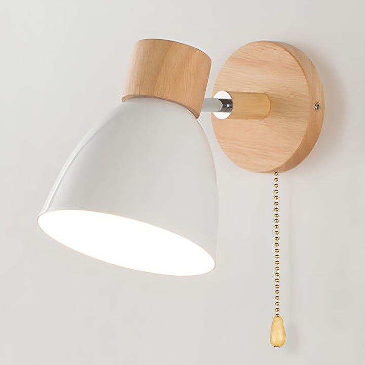 Stornfield | Frendorf - Nordic Modern Wooden Hanging Switch Wall Sconce