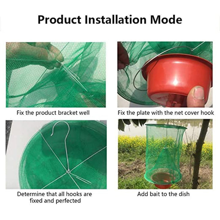 Reusable Hanging Cage Net Fly Trap | Stornfield