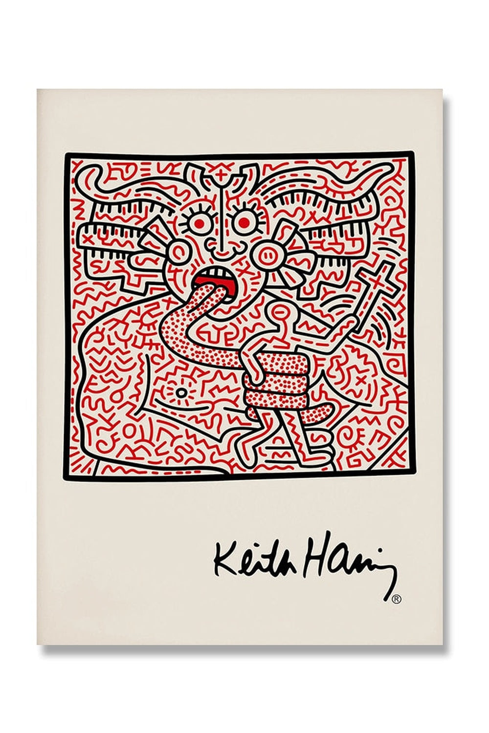 Stornfield | Keith Haring Inspired Canvas Art