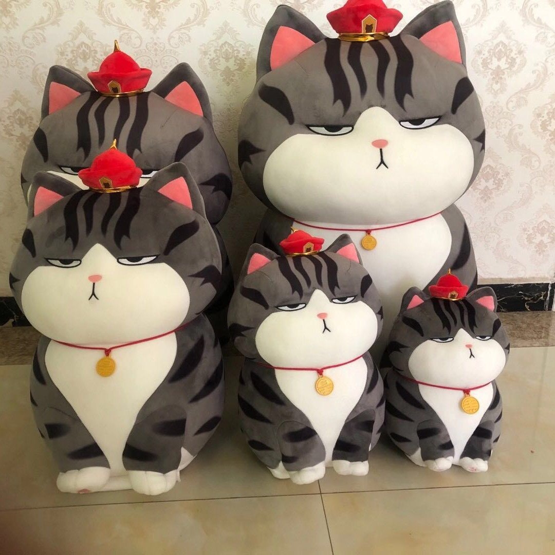 Moody Cat Soft Cuddly Plush Pillow | Stornfield