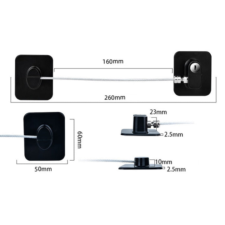 Safe Baby Secure Door Cabinet Lock | Stornfield