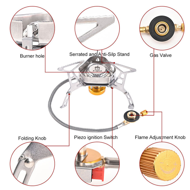 Windproof Outdoor Camping Gas Stove | Stornfield