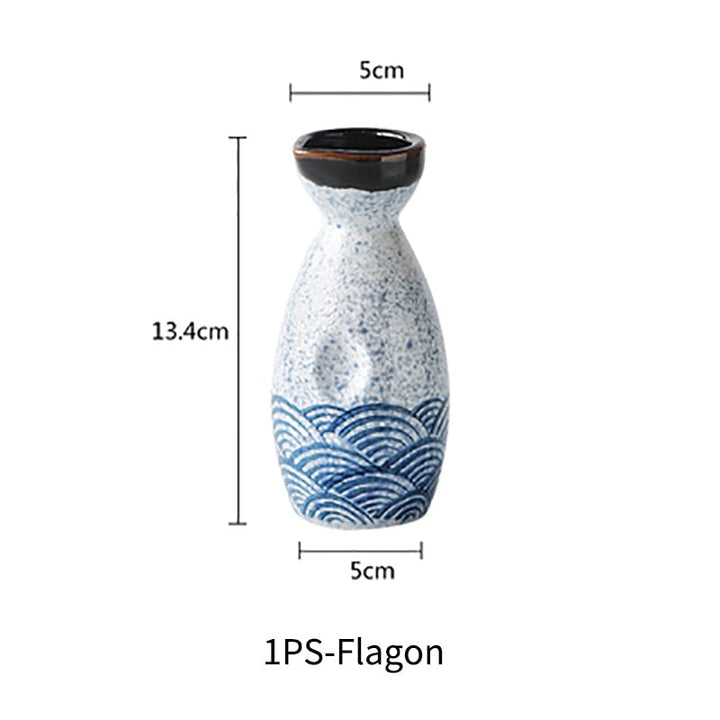 Stornfield | Japanese-style Sake Wine, Chinese Hot Wine Set, Ceramic Sake Set for Ladies