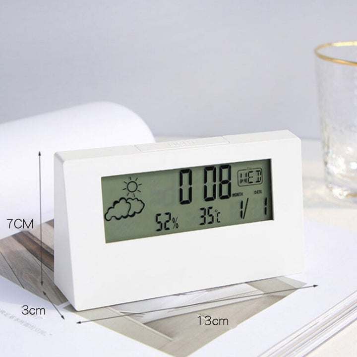 Transparent Crystal Vision Multifunctional Desktop Clock | Stornfield