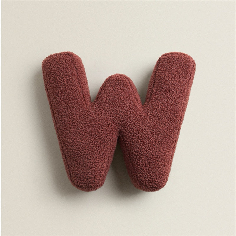 Stornfield | Fleece Alphabet Letter F Cushion